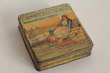 Dimitrino Luxor Tin Cigarette Box, Cairo, Egypt, Orientalist (62014)
