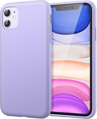 JETech Silikon Hülle für iPhone 11 6,1 Zoll Case Cover violett stoßfest mit