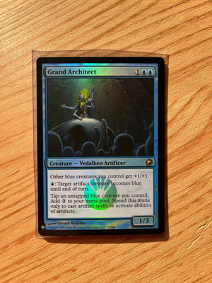 MTG Magic 1x FOIL Grand Architect (Scars of Mirrodin - Mystery Booster) M/NM Eng