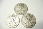 Walking Liberty Silver Half Dollar [Lot of 3]