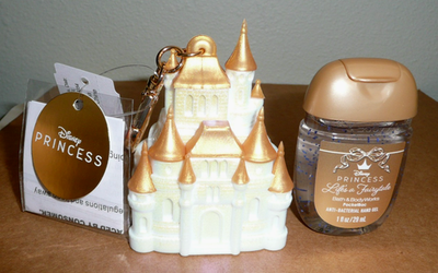 #ad #ad Disney FAIRYTALE Castle Light Up Pocketbac Holder w Clip amp; Sanitizer Princess $22.99