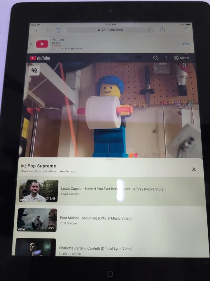 Apple iPad (4th Generation) A1459 64 GB, Wi-Fi + 4G , 9.7 in, Black (*READ) - - Image 4 of 4