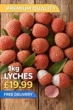 Fresh Premium Lychees 1kg Sweet & Juicy Free Delivery UK Seller Fast Delivery #1