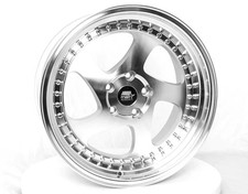 Mst Mt15 Wheels Rim 18x9.5 5x114.3 Et35 73.1cb Silver Wmachined Face