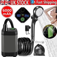 Portable Shower Camping Shower Camp Outdoor Shower Pump Electric Rechargeable