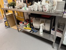 Commercial Catering Kitchen Stainless Steel Table Worktop Work Bench Prep Table