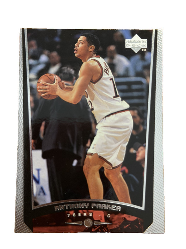 Excellent: Vintage 1998-99 UPPER DECK Anthony Parker Philadelphia 76ers Card