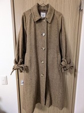 UNIQLO J.W.ANDERSON Collaboration Tweed Herringbone Long Coat 70% Wool
