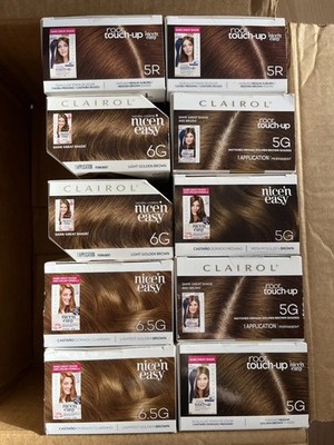 Clairol Nice'n Easy Women's Permanent Hair Color & Root Touch Up Lot Of 10 Boxes