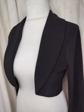 Frank Lyman Designs Black Bolero Jacket Size 14