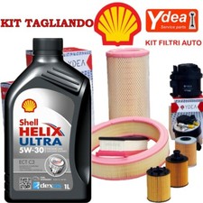 Cambio olio motore 5w30 Shell Helix Ultra Ect C3  e Filtri  208 1.4 HDI 50KW/68C
