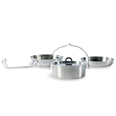 NEU Tatonka Kochset Topf Pfanne Schüssel für Camping Outdoor Survival Bushcraft