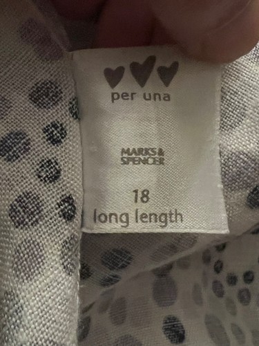 Ladies Per Una M&S Linen maxi long summer dress 18 VGC - Picture 10 of 11
