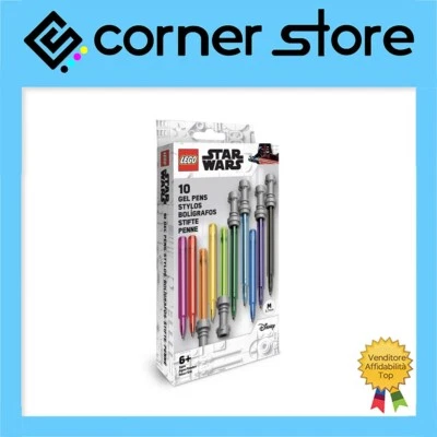 Lego - Star Wars - Set - Kit 10 Penne Gel Colorate - Spada Laser - Idee Regalo