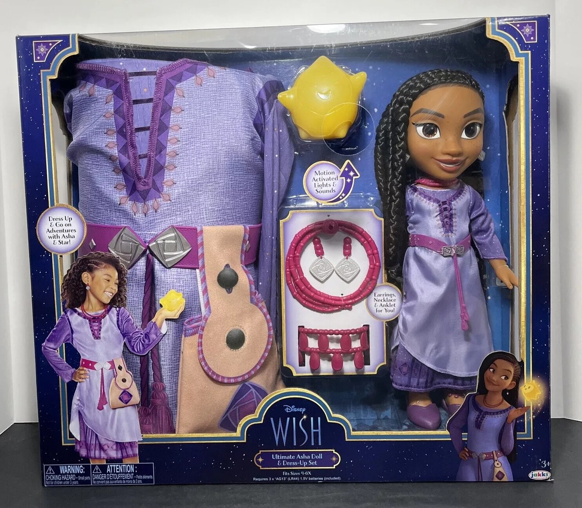 【おまとめ】アンリ人形10cm 【Dress Up】【Make A Wish】 Disney Wish Ultimate Asha Doll & Dress-Up Set, 14