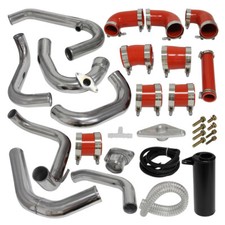 Intercooler Piping Kit For Subaru Impreza STI WRX 2008-2014 EJ25 2.5L Turbo Red