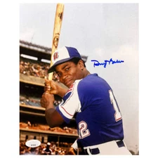 Dusty Baker Signed Atlanta Pose 3 Baseball 8x10 Photo (JSA)