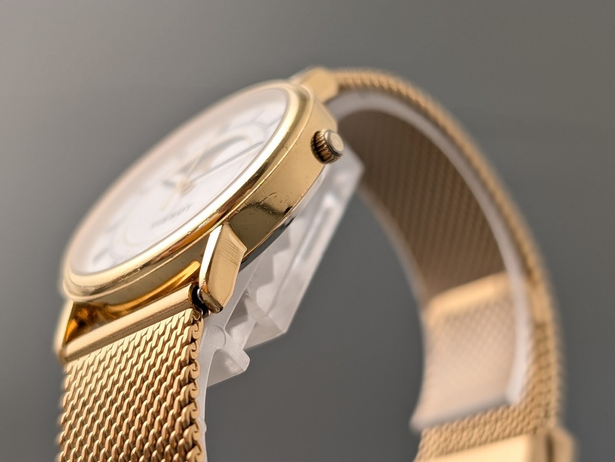 Tissot C240 Moon Phase 31mm Gold Roman Quartz Unisex Swiss