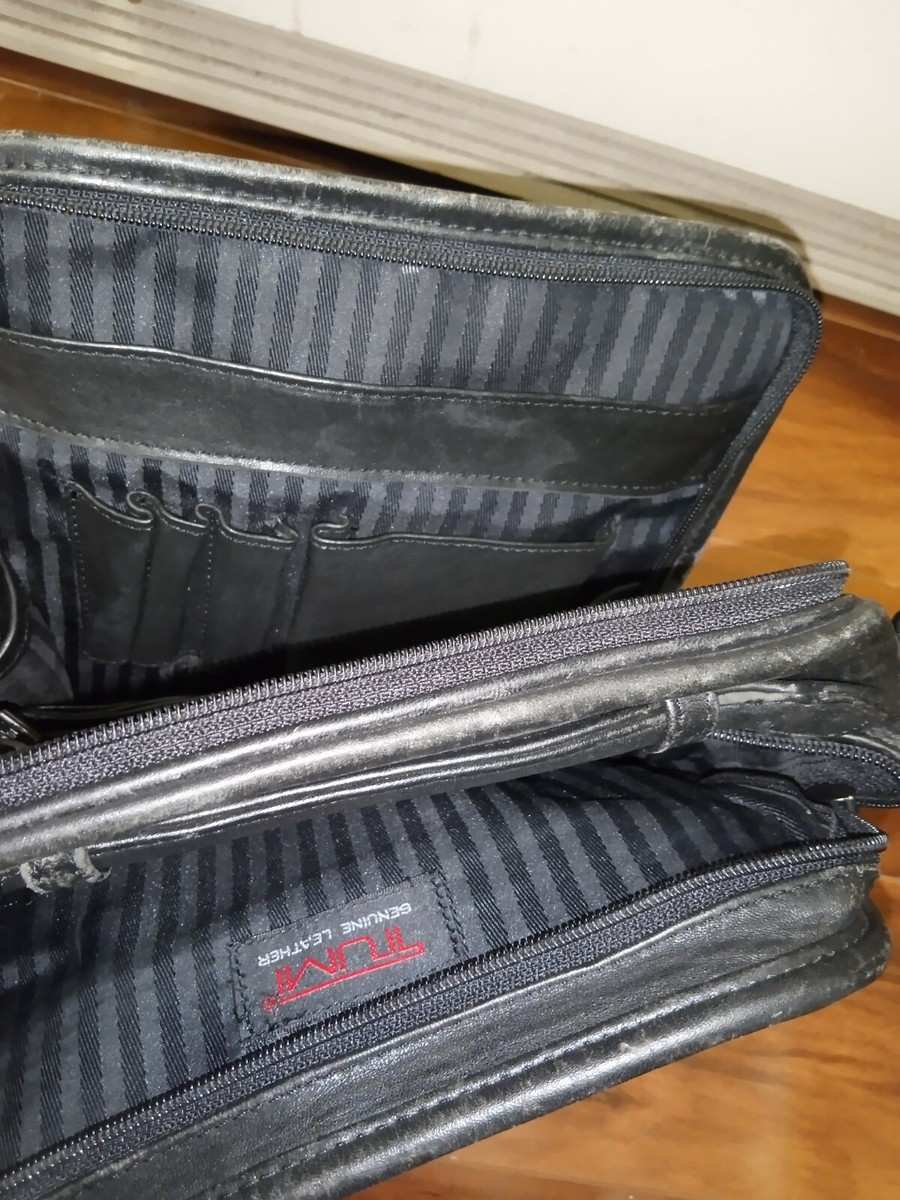 BN4571□TUMI 910D3 2way ショルダーバッグ オールレザー Yahoo!オークション - トゥミ TUMI 910D3 ブラック オール