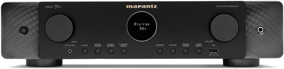 Marantz Cinema 70s Black Slimline AV Surround Receiver 7.2 Channel 8K AC100V - Image 2 of 4