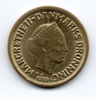 Denmark 1989, Margrethe II Danmarks Dronning, 10 Kroner, accept offers 2 — photo 1