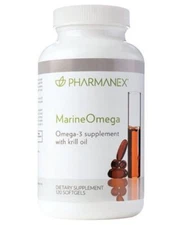 Nuskin Nu Skin Pharmanex MarineOmega 120 Capsules Exp 09/24 #glous