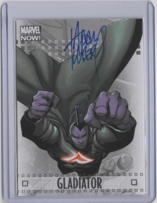 Adam Kubert 2013 Upper Deck Marvel Now On Card Autograph Gladiator AUTO SP