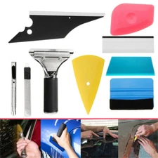 8Pcs Car Window Tint Tools Kit Vinyl Film Tinting Squeegee Scraper Applicator