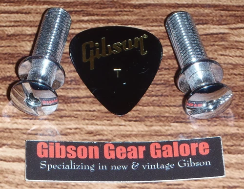 Gibson Les Paul Tailpiece Studs Chrome Guitar Parts SG 2 Piece Custom ES HP JR X
