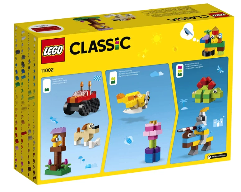 LEGO Classic Basic Brick Set Building Toy Kit 11002 300 Pieces