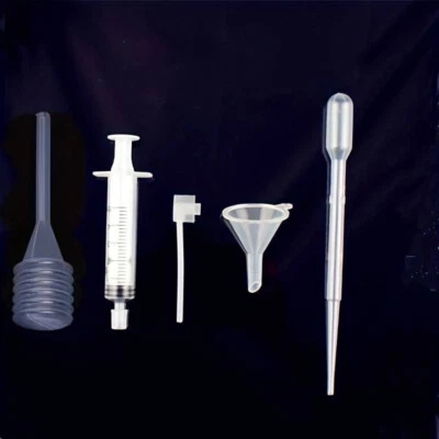 UNBRAND Perfume Bottle Refill Kit - Syringe, Pipette, Funnel + others 5 piece kit