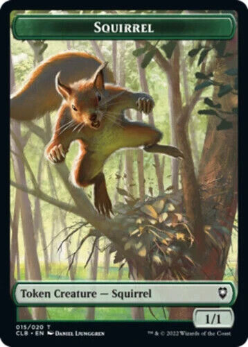 Squirrel Token, Commander Legends: Battle for Baldur's Gate NM x 1 MTG Regular - Picture 1 of 1