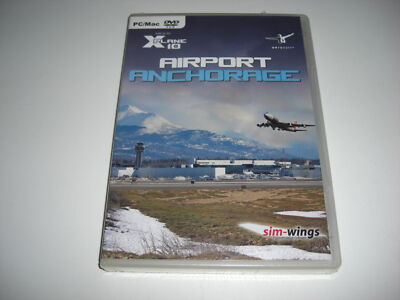 FLUGHAFEN ANKERPLATZ PC DVD Add-On Erweiterungspack für X-Plane 10 oder 11 NEU & VERSIEGELT