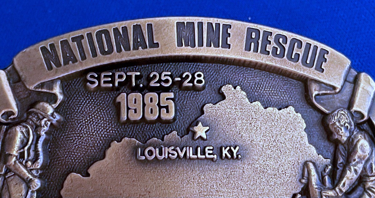 1985 NATIONAL MINE RESCUE FIRST AID & BENCHMANS CONTEST LTD. EDITION of 500 View 3