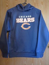 New-Minor Flaw- Chicago Bears Youth sizes M-L Navy Hoodie by NFL Team Apparel