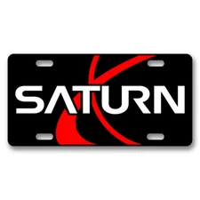 Saturn Logo Custom License Plate, Car Tag, Novelty Plate
