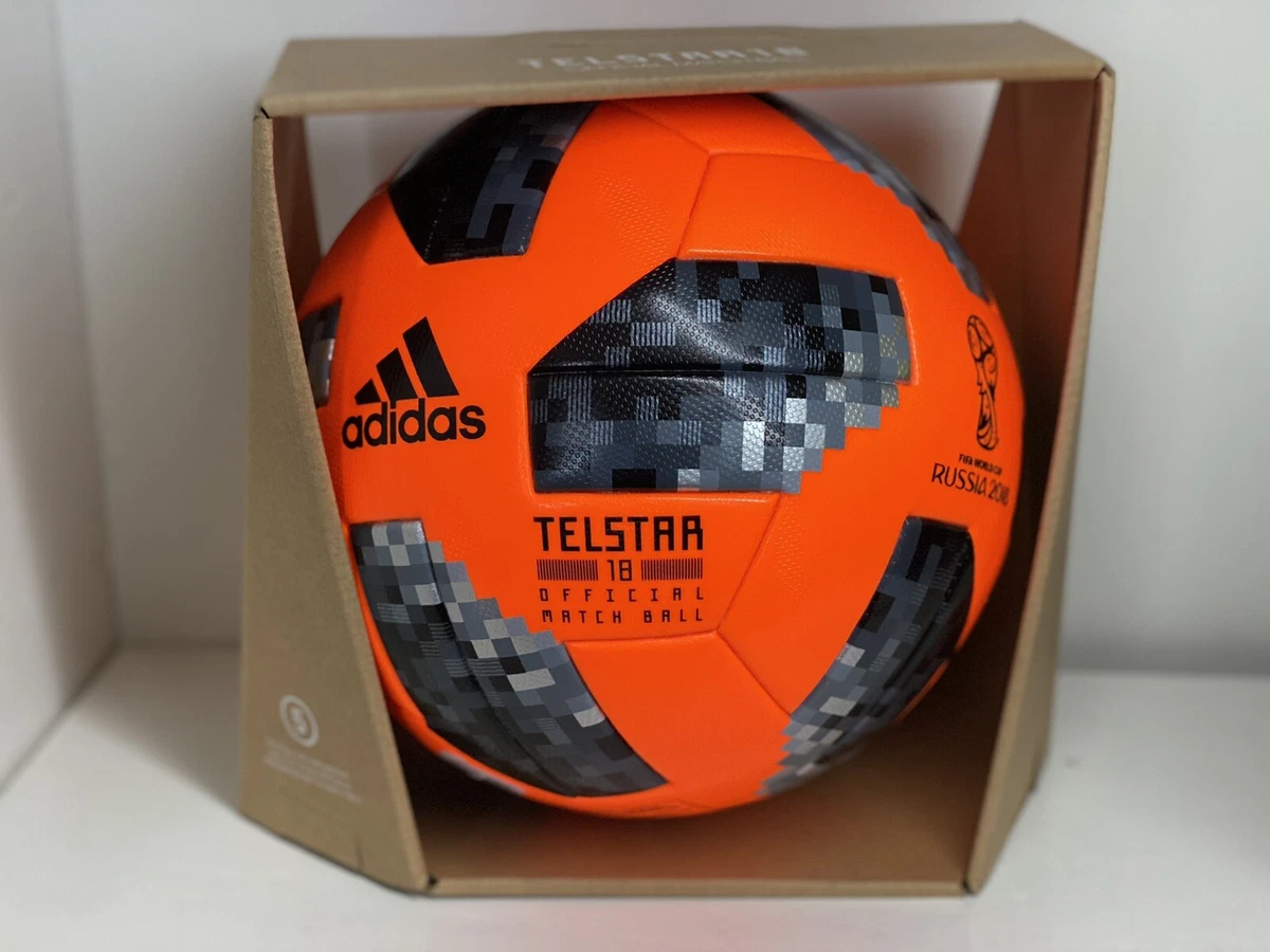 adidas Telstar 18 World Cup Mini Ball - White & Silver