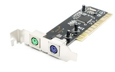 2 Ports PS2 PS/2 PCI Card Low profile Bracket PCI PS2 Card for PC without USB