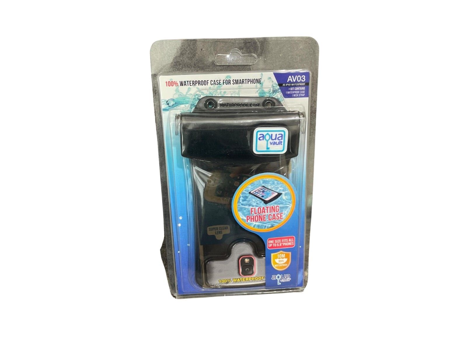 AquaVault 100 Waterproof Floating Smart Phone Case Black AV03 eBay