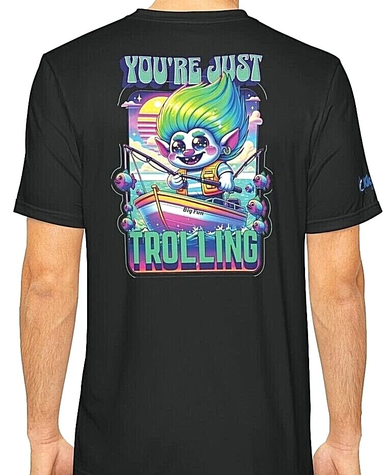 Lightweight Moisture Wicking Short Sleeve Fishing T-Shirt By Kick Fin Sportswear