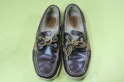 Sperry Top Siders Tan Womens Leather Boat Shoes with Lace Detail. Sz 8.5 Sperry Top-Sider Women main image 2