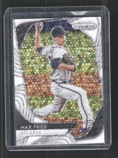 2020 Panini Prizm #119 Max Fried White Donut Circles Prizm #/5