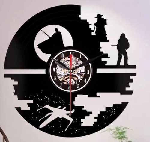 Star Wars Retro Style 12” Vinyl Record Hanging Wall Clock