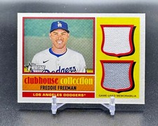 2025 Topps Heritage Freddie Freeman Clubhouse Collection Dual Relic