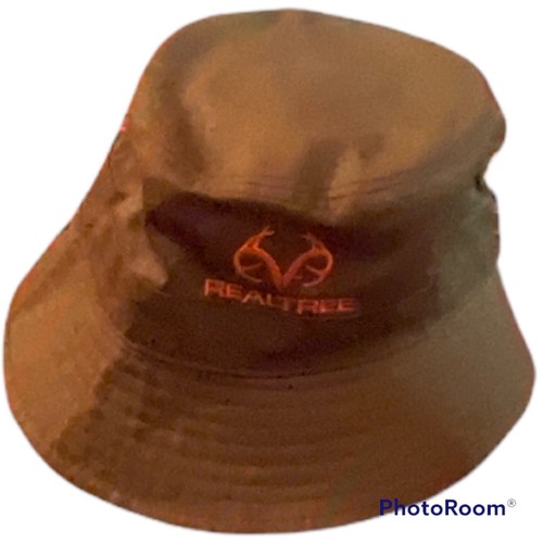 Realtree Boonie Green/Orange Bucket Hat 