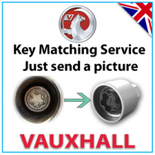 for Vauxhall Security Master Locking Lock Wheel Nut Key Bolt UK Matching LWNK