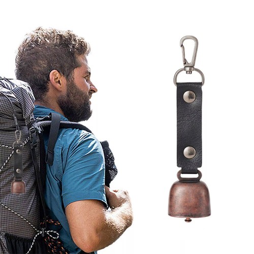 Loud Bear Bell Keychian for Outdoor Camping Hiking Biking Fishing Climbing Safe - Picture 12 of 20