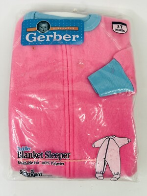 Blanket Sleeper 3t Footed Pajamas Girl Sleepwear Gerber Blanket