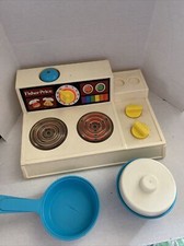 Vintage 1978 Fisher Price Cook Top Stove Magic Burners Bell 919