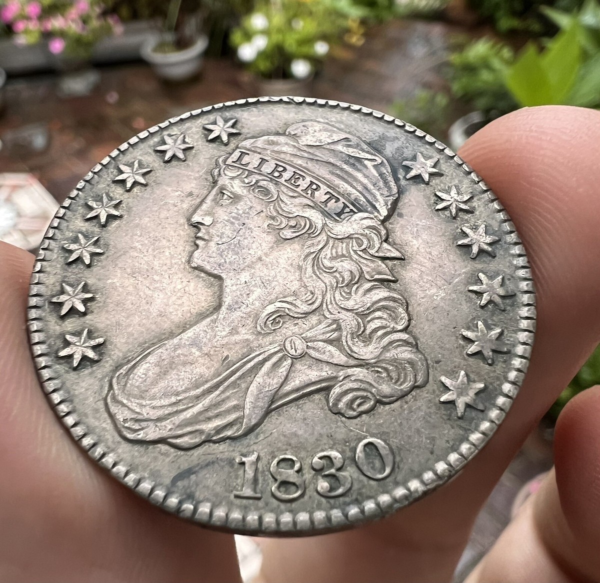 アメリカ1836年 50Cents 銀貨 キャップバスト 1809-1836 50 Cents Silver Capped Bust Fine | GovMint.com
